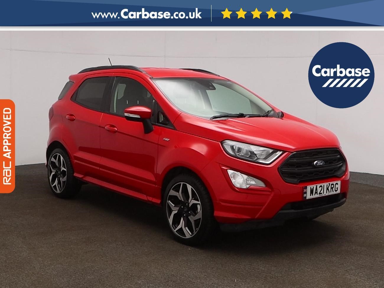 (2021) Ford Ecosport 1.0 EcoBoost 125 ST-Line 5dr - SUV 5 Seats Satellite Navigation - Apple CarPlay - Rear Camera - Android Auto