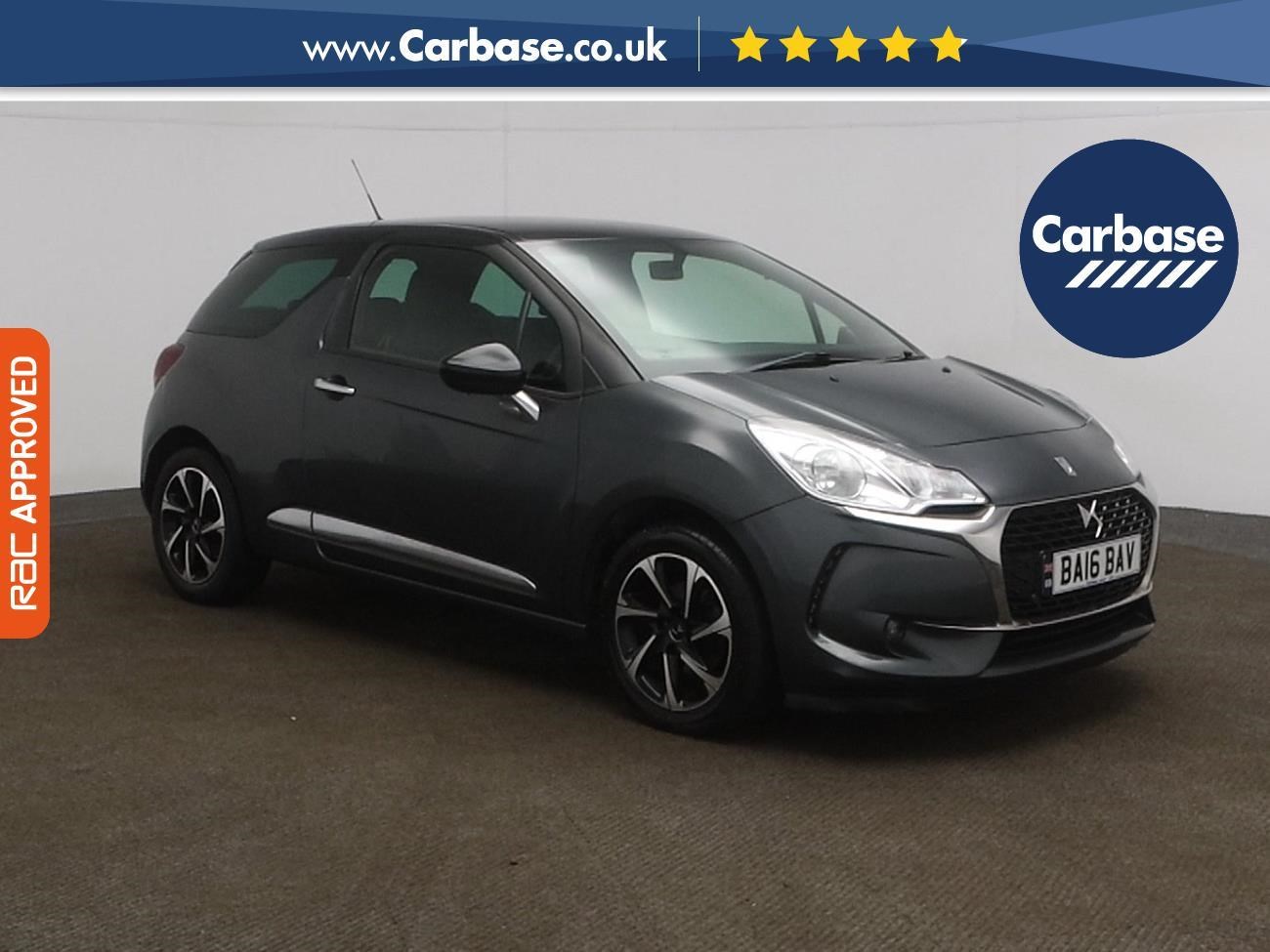 (2016) Ds DS 3 1.2 PureTech Elegance 3dr Parking Sensors - Bluetooth Connectivity - DAB Radio - Aux Mp3 Input