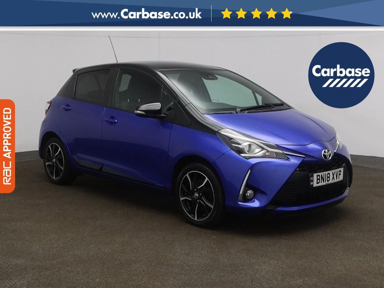 (2018) Toyota Yaris 1.5 VVT-i Blue Bi-tone 5dr Adaptive Cruise Control - Rear Camera - Lane Departure Warning - Bluetooth Connectivity