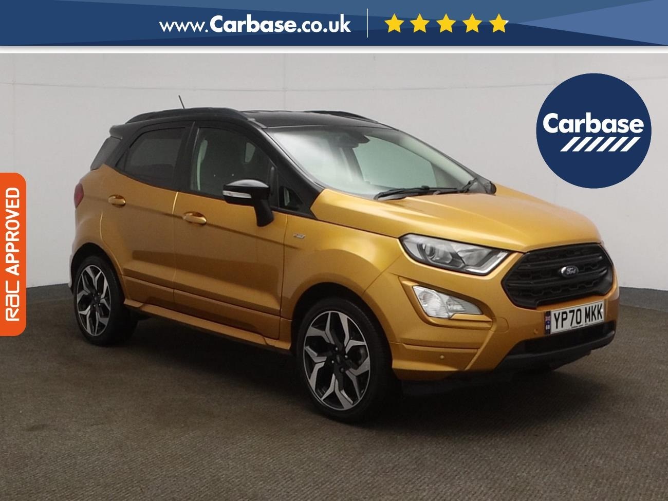 2020 used Ford Ecosport 1.0 EcoBoost 140 ST-Line 5dr - SUV 5 Seats