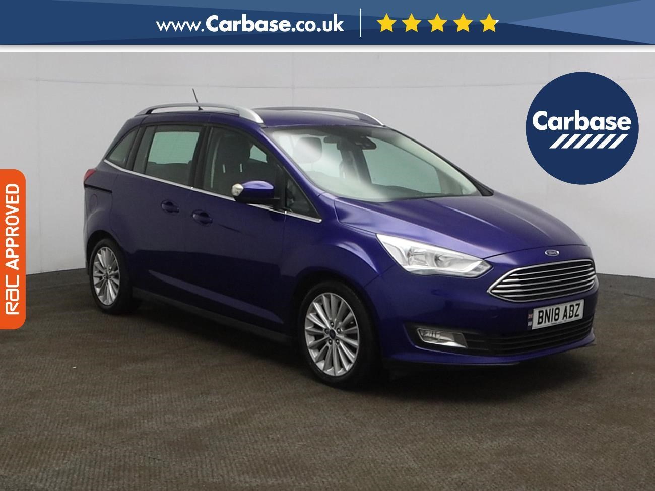 (2018) Ford Grand C-Max 1.5 TDCi Titanium 5dr - MPV 7 Seats LED Headlights - DAB Radio - USB Input - Rain Sensor