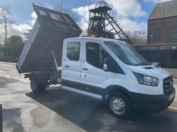 2021 (70) Ford Transit 2.0 EcoBlue 130ps Double Cab Tipper For Sale In Leicester, Leicestershire