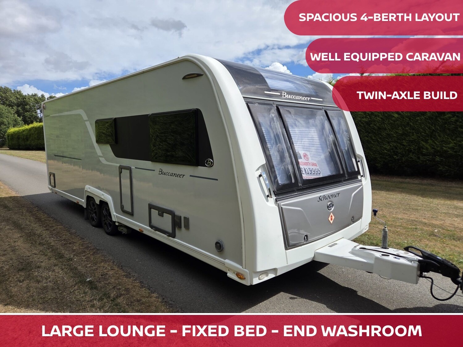 Elddis Buccaneer Schooner 4 Berth Caravan