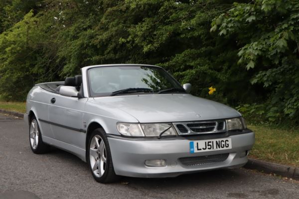 2001 51 Saab 9-3 2.0HOT SE 2dr Auto 2 Doors CONVERTIBLE