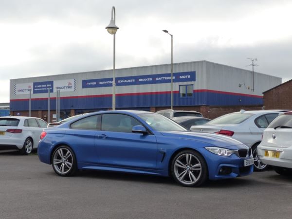 2016 (16) BMW 4 Series 420i M Sport 2dr ++ SAT NAV / LEATHER / 19 INCH ALLOYS / ULEZ ++ For Sale In Gloucester, Gloucestershire