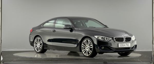 2014 (64) BMW 4 Series 420d Sport 2dr Auto + ZERO DEPOSIT 243 P/MTH / LEATHER / M SPORT ALLOYS + For Sale In Gloucester, Gloucestershire