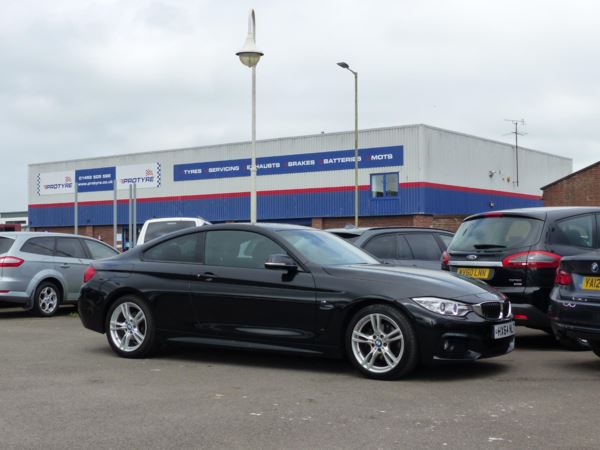 2014 (64) BMW 4 Series 420d M Sport 2dr Auto ++ SAT NAV / LEATHER / ULEZ / DAB ++ For Sale In Gloucester, Gloucestershire
