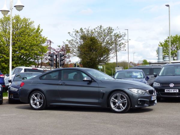 2016 (66) BMW 4 Series 420d 190 M Sport 2dr Auto ++ PRO MEDIA / LEATHER / ULEZ / 35 TAX ++ For Sale In Gloucester, Gloucestershire