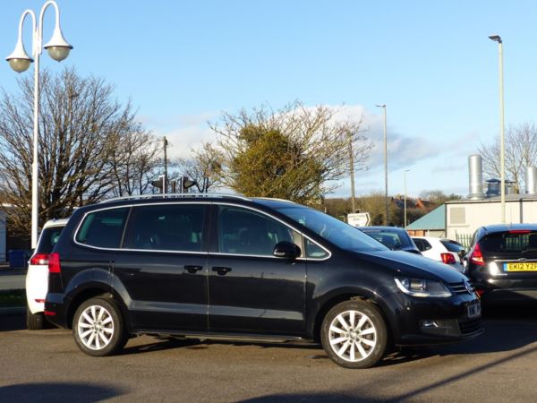 2014 (64) Volkswagen Sharan 2.0 TDI CR BMT 177 SEL 5dr DSG ++ 11 SERVICES / PAN ROOF / HALF LEATHER ++ For Sale In Gloucester, Gloucestershire