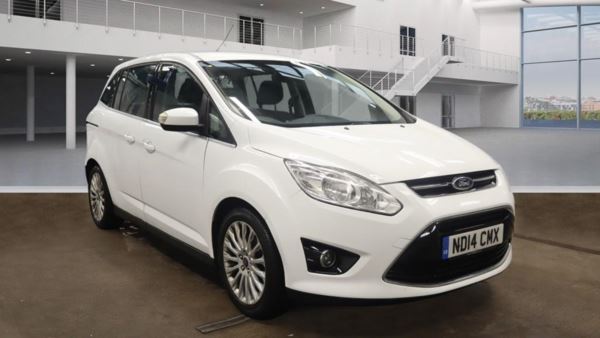 2014 (14) Ford Grand C-Max 1.6 TDCi Titanium 5dr ++ ZERO DEPOSIT 162 P/MTH ++ DAB / 5 SERVICES ++ For Sale In Gloucester, Gloucestershire