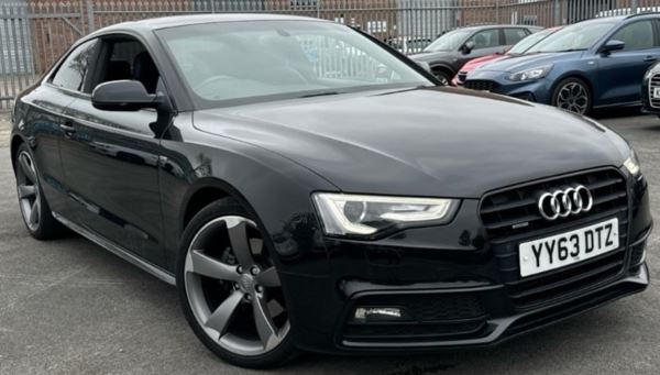 2013 (63) Audi A5 2.0 TDI 177 Quattro Black Edition 2dr + NAV / LEATHER / 19 INCH ALLOYS + For Sale In Gloucester, Gloucestershire