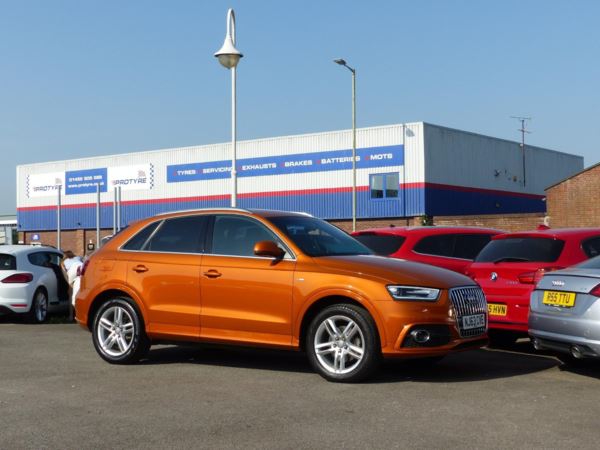 2013 (63) Audi Q3 2.0 TDI S Line 5dr ++ HALF LEATHER / BLUETOOTH / PRIVACY / CLIMATE ++ For Sale In Gloucester, Gloucestershire