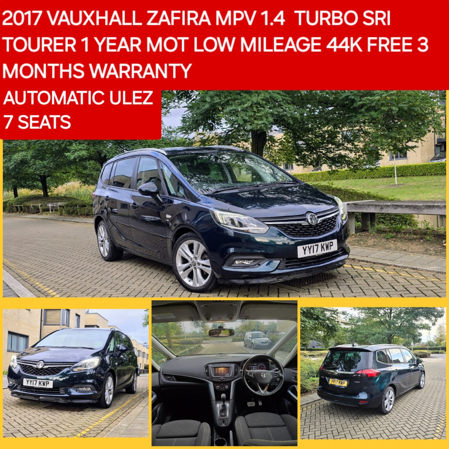 Vauxhall Zafira Listing Image