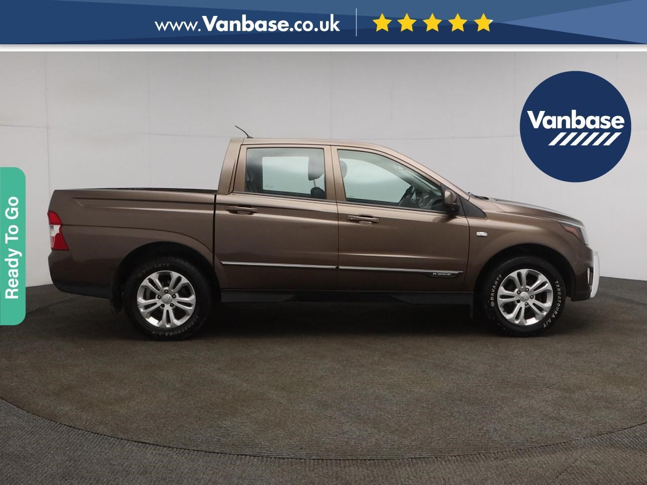 (2015) Ssangyong KORANDO SPORTS Pick Up EX 5dr 4WD L1H1 Van No VAT To Pay - Air Conditioning - Bluetooth Connection - Luxurious Leather - Cruise Control
