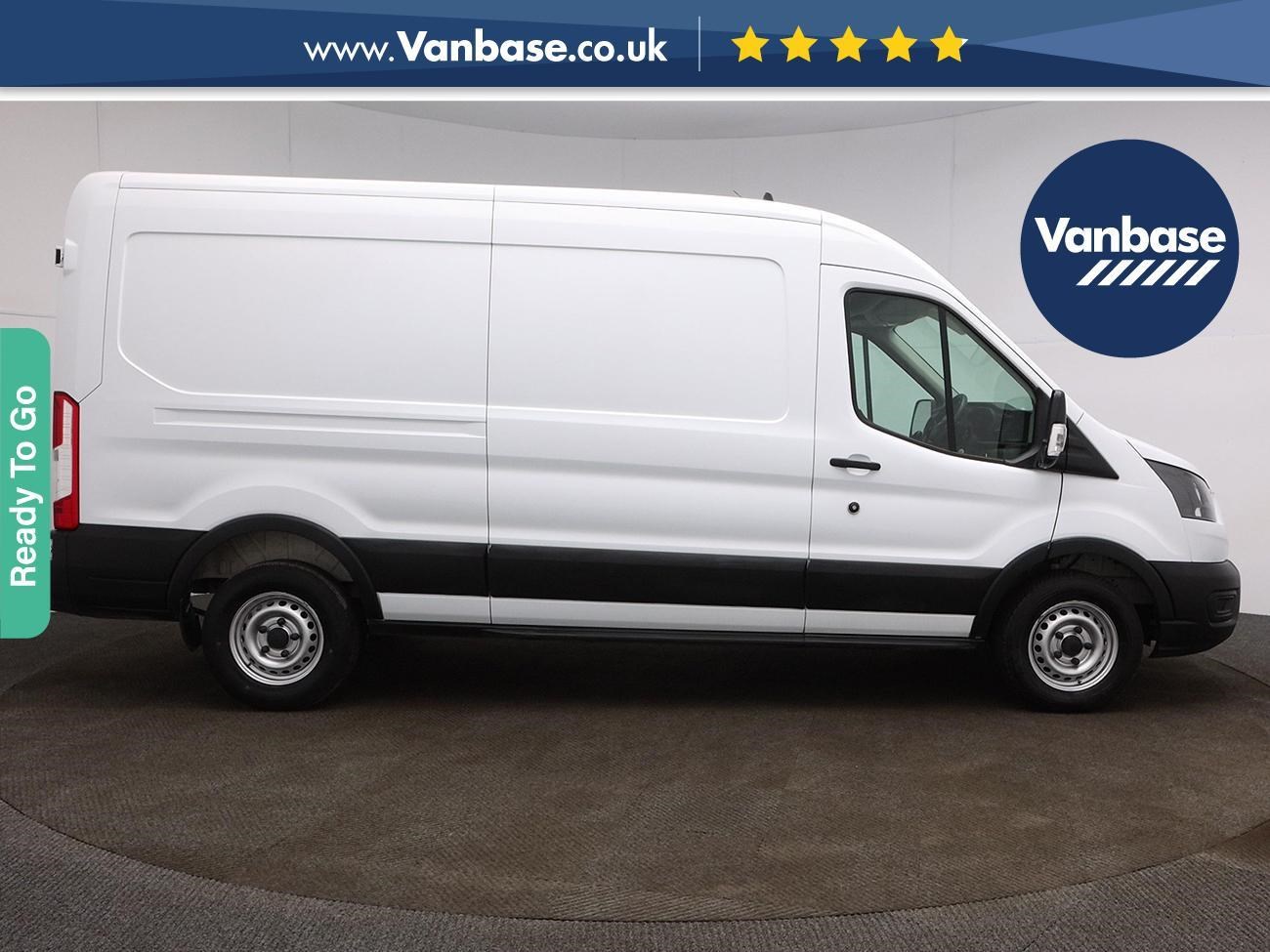 (2020) Ford Transit 2.0 EcoBlue 130ps Leader Long Wheelbase L3H2 Medium Roof Van Euro 6 - Bluetooth Connection - 1 Owner - Bulkhead - Side Door