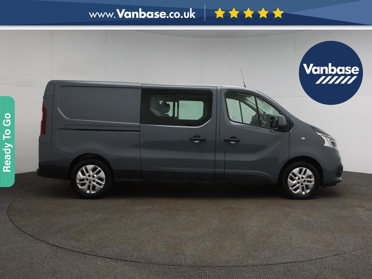 (2020) Renault Trafic LL30 ENERGY dCi 145 Sport Nav Crew Long Wheelbase L2H1 Low Roof Van Euro 6 - Air Conditioning - Twin Sliding Doors - Satellite Navigation - 6 Seater