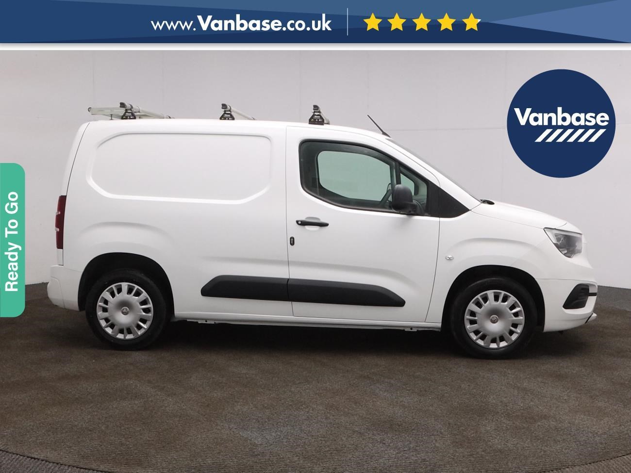 (2019) Vauxhall COMBO CARGO 2300 1.6 Turbo D 100ps Sportive Short Wheelbase L1H1 Low Roof Van Euro 6 - Air Conditioning - Bluetooth Connection - Roof Rack - Parking Sensors - 1 Owner - Bulkhead