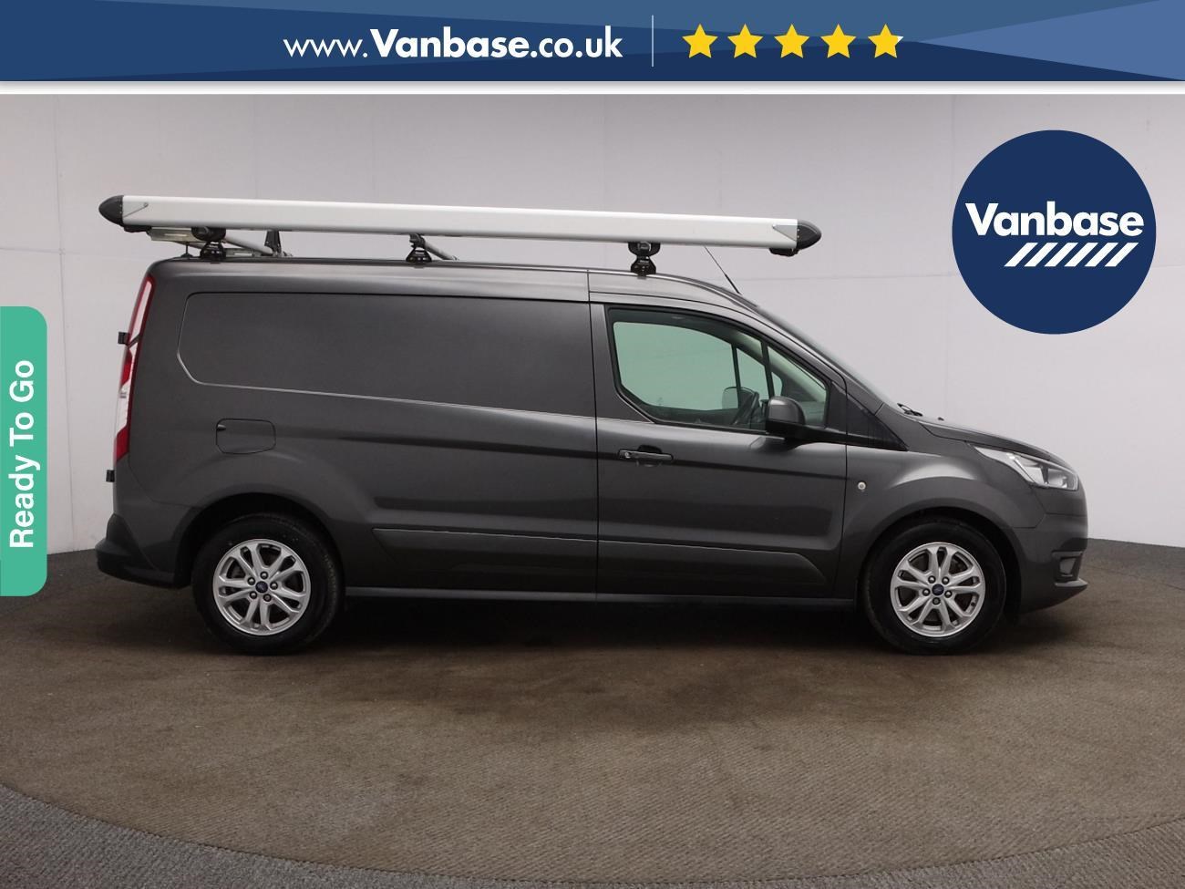 (2019) Ford Transit Connect 1.5 EcoBlue 120ps Limited Long Wheelbase L2H1 Low Roof Van Side Locks - Pipe Tube - Euro 6 - Air Conditioning - Bluetooth Connection - Cruise Control
