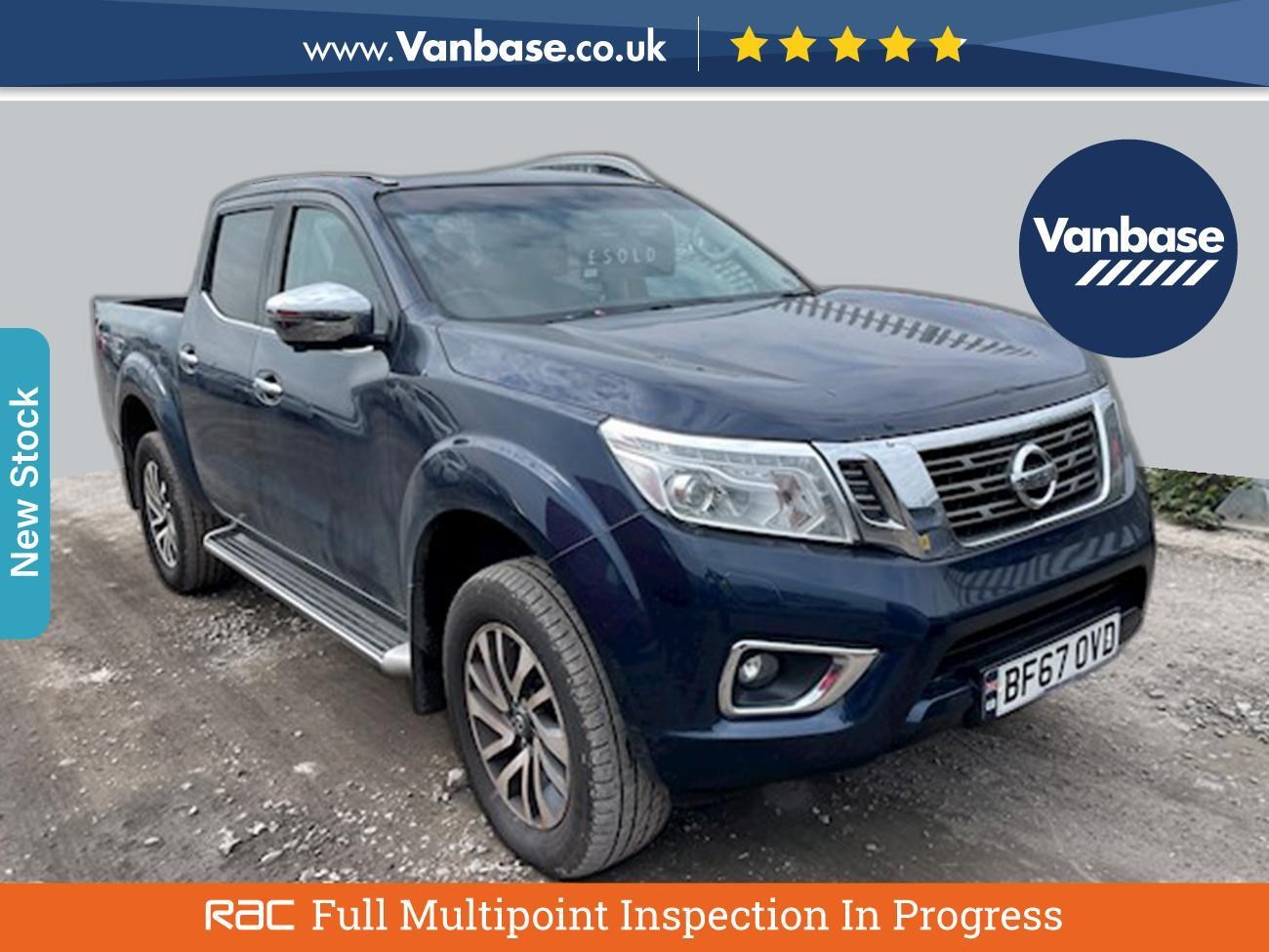 (2017) Nissan Navara Double Cab Pick Up Tekna 2.3dCi 190 4WD Auto L1H1 Van 3250 GVW - Air Conditioning - Satellite Navigation - Bluetooth Connection - Cruise Control