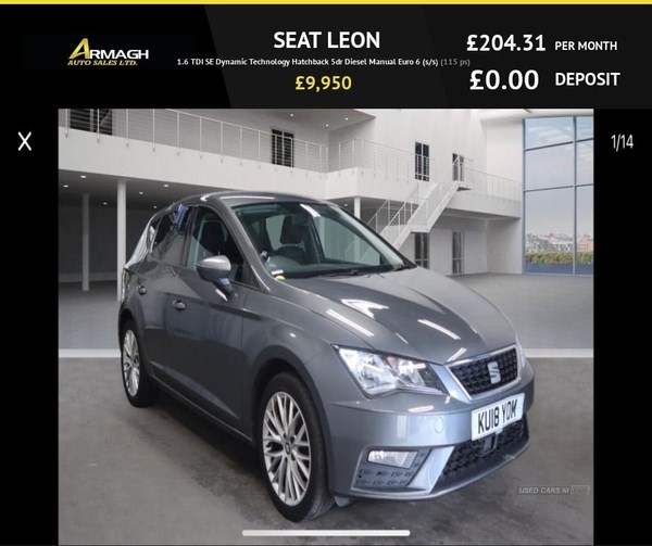 SEAT Leon Listing Image