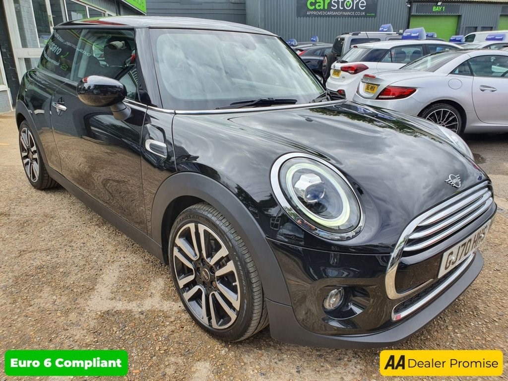 2020 used MINI Hatch 1.5 COOPER EXCLUSIVE 3d 134 BHP IN BLACK WITH 37,894 MILES AND FULL SERVICE
