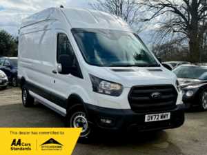 2022 72 Ford Transit 2.0 EcoBlue 130ps H3 Leader Van + 35K + 1 OWNER + LOW MILES Doors PANEL VAN