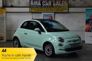 2016 16 Fiat 500 1.2 Lounge 3dr VERY LOW MILEAGE Doors HATCHBACK