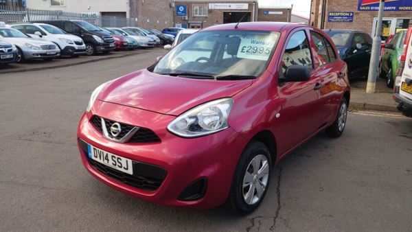 2014 (14) Nissan Micra 1.2 Visia 5dr For Sale In Loughborough, Leicestershire