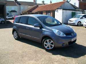 2010 10 Nissan Note 1.6 Tekna 5dr Automatic, Only 50,000 miles, Satnav, Cruise, Aircon, Alloys. 5 Doors MPV