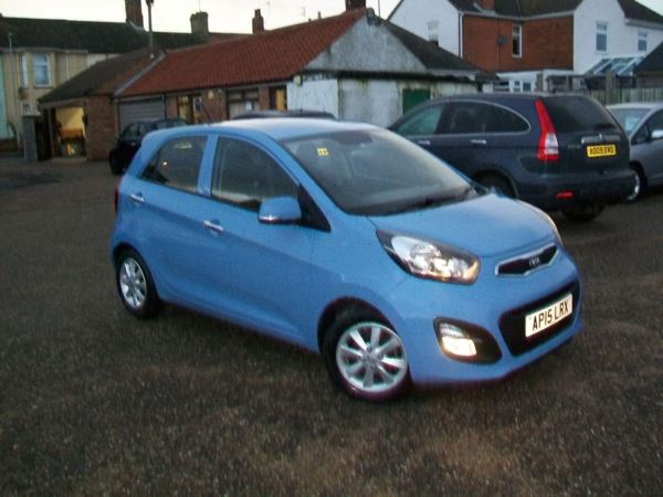 2015 (15) Kia Picanto 1.25 2 EcoDynamics 5dr, Only 17,000 miles with fsh, Free tax,Aircon, Alloys For Sale In Lowestoft, Suffolk
