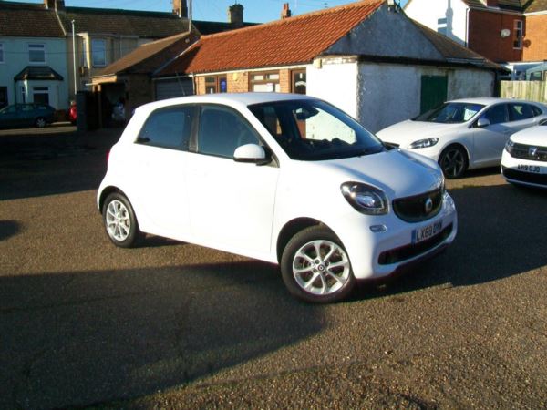 2018 (68) smart forfour 0.9 Turbo Passion 5dr, Only 26,000 miles with fsh, Aircon, Alloys. For Sale In Lowestoft, Suffolk