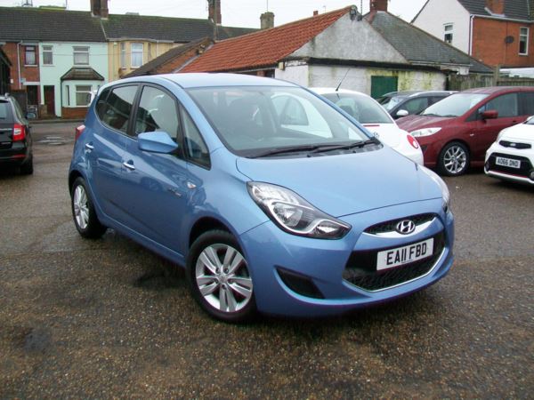 2011 (11) Hyundai Ix20 1.4 Blue Drive Active 5dr,Only 28,000 miles with fsh, Reversing sensors. For Sale In Lowestoft, Suffolk