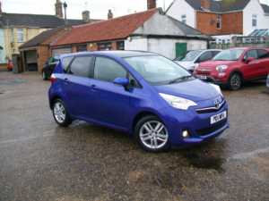 2011 11 Toyota VERSO-S 1.33 Dual VVT-i T Spirit AUTOMATIC, Only 31,000 miles, £35 tax, Outstanding 5 Doors MPV
