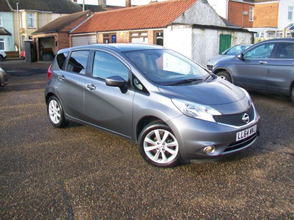 2014 (64) Nissan Note 1.2 DiG-S Acenta Premium 5dr Automatic, Only 31,000 miles, £35 tax, Satnav. For Sale In Lowestoft, Suffolk