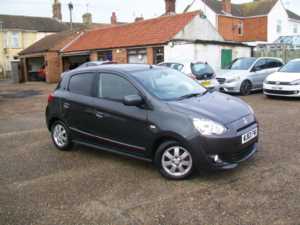2013 63 Mitsubishi Mirage 1.2 3 5dr automatic, Only 21,000 miles fsh, free road tax, Park sensors. 5 Doors HATCHBACK