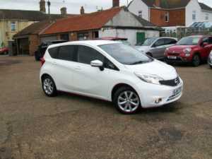 2014 14 Nissan Note 1.2 DiG-S Acenta Premium Automatic, Only 21,000 miles fsh, £35 road tax. 5 Doors MPV
