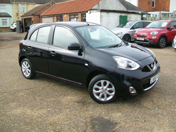 2015 (65) Nissan Micra 1.2 Acenta 5dr Automatic, 63,000 miles fsh, Satnav, Cruise, Aircon, Alloys. For Sale In Lowestoft, Suffolk