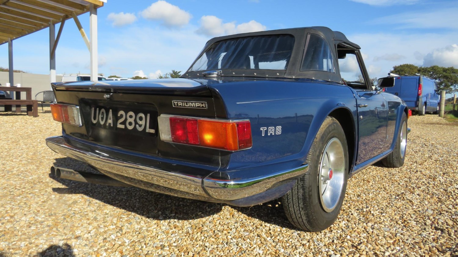 1973 (L) Triumph TR6 MANUAL WITH OVERDRIVE UPGRADE AND UNLEADED CYLINDER HEAD For Sale In Lymington, Hampshire