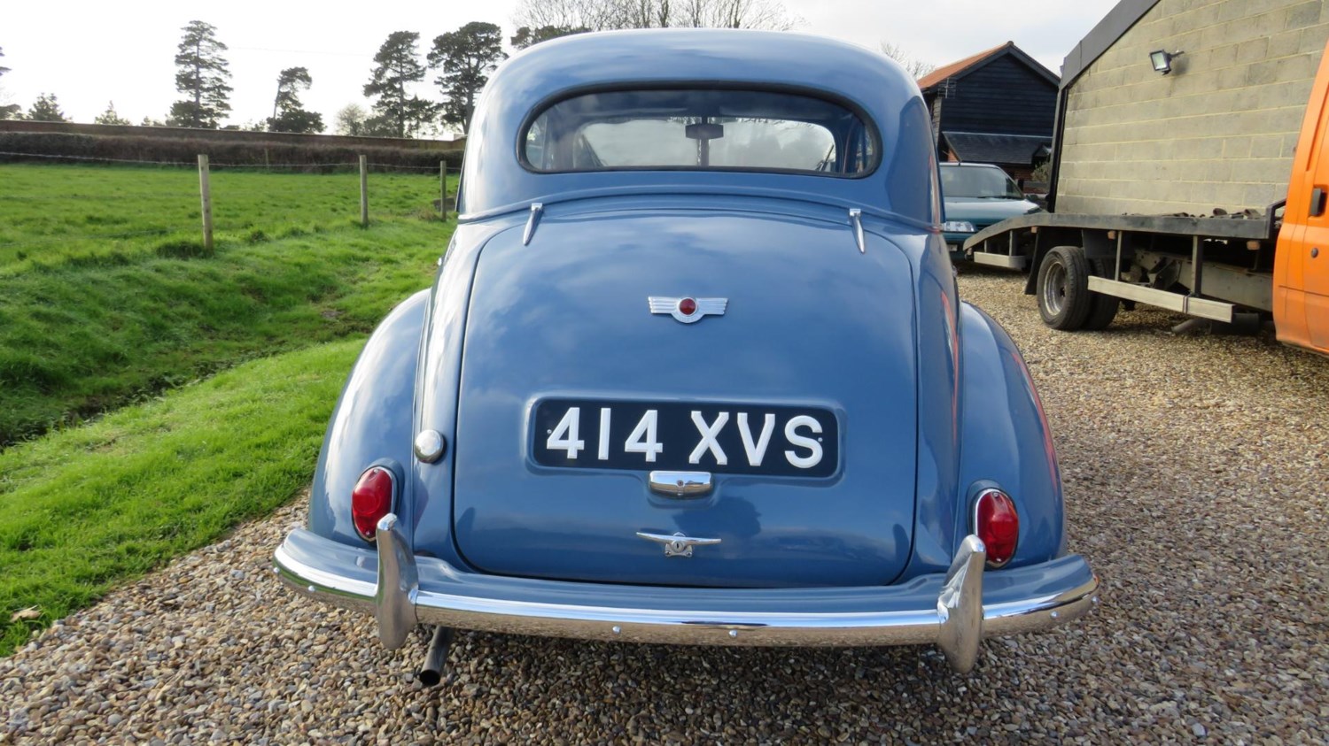 1954 (s) Morris Minor 3 door smoke blue For Sale In Lymington, Hampshire