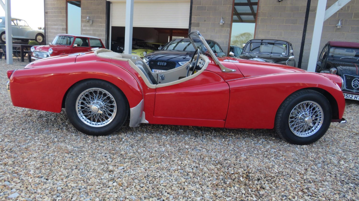 1956 (2) Triumph TR 3 SPORTS ROADSTER 4 SPEED MANUAL WITH OVERDRIVE For Sale In Lymington, Hampshire