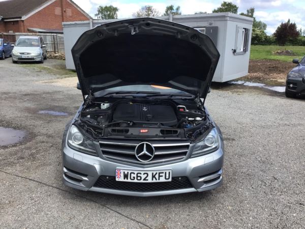 2012 (62) Mercedes-Benz C Class C250 CDI BlueEFFICIENCY AMG Sport 2dr AUTO ***BRAND NEW AMG ALLOY WHEELS*** For Sale In Spalding, Lincolnshire