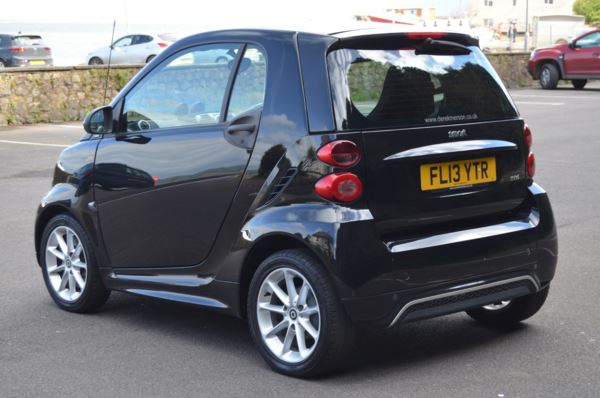 2013 (13) smart fortwo coupe Passion mhd 2dr Softouch Auto [2010] For Sale In Minehead, Somerset