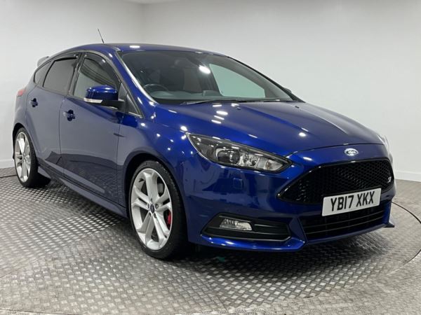 (2017) Ford Focus 2.0T EcoBoost ST-3 Euro 6 (s/s) 5dr BRIGHT BLUE/BLACK LEATHER