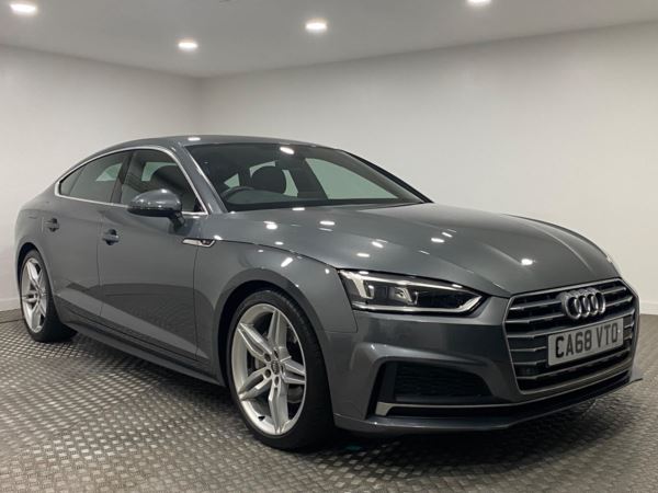 (2019) Audi A5 2.0 TDI 40 S line Sportback S Tronic Euro 6 (s/s) 5dr 1 OWNER/FRESH SERVICE AND MOT