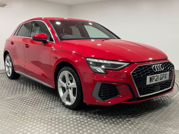 (2021) Audi A3 1.4 TFSIe 40 S line Sportback S Tronic Euro 6 (s/s) 5dr 13kWh AUDI HISTORY/COMFORT AND SOUND