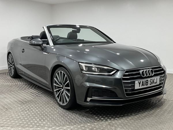(2018) Audi A5 CABRIOLET 2.0 TFSI S line Euro 6 (s/s) 2dr 19 INCH ALLOYS/FULL HISTORY