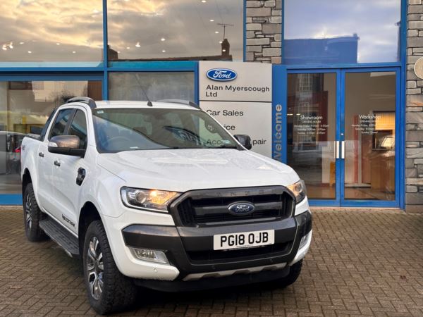 2018 (18) Ford Ranger Pick Up Double Cab Wildtrak 3.2 TDCi 200 Auto For Sale In Ulverston, Cumbria