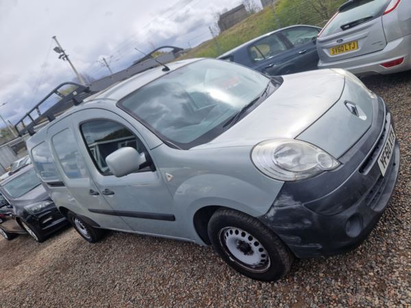2011 (60) Renault Kangoo LL21dCi 85+ Van Twin side doors, roller roof rack, 1 years Mot For Sale In Edinburgh, Mid Lothian