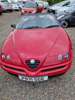 1996 P Alfa Romeo Spider 2.0 TS 16V 2dr Mot March 2025, 2 keys 54k miles. 2 Doors CONVERTIBLE
