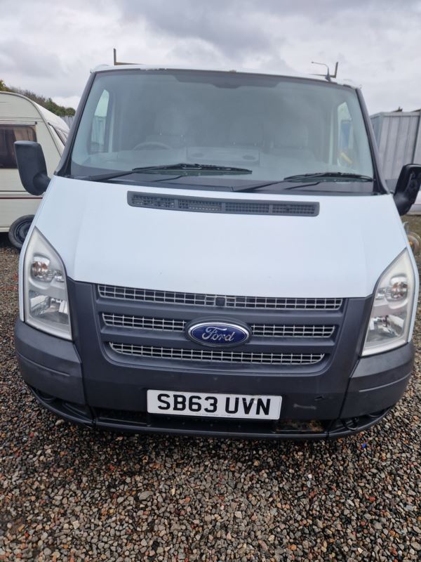 2013 (63) Ford Transit Low Roof Van TDCi 100ps NO VAT MOT OCTOBER 109K MILES For Sale In Edinburgh, Mid Lothian